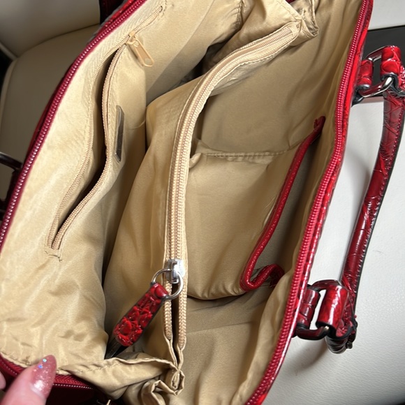 Giana Bernini Red satchel handbag - Picture 9 of 16